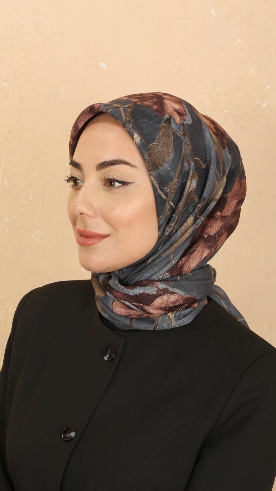 Locella Soft Pamuk Eşarp Gri