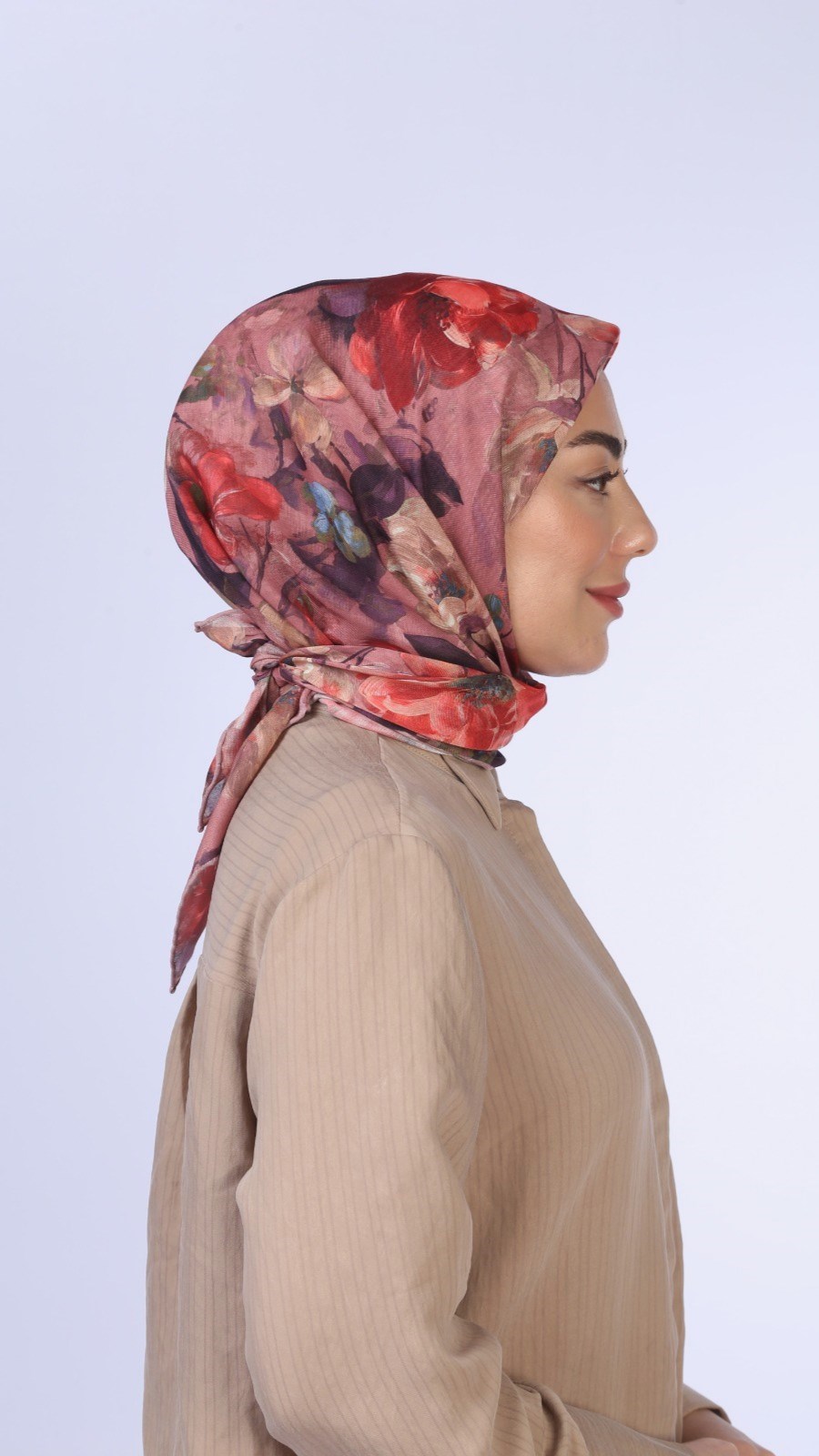 Locella Soft Pamuk Eşarp Gül Pembe