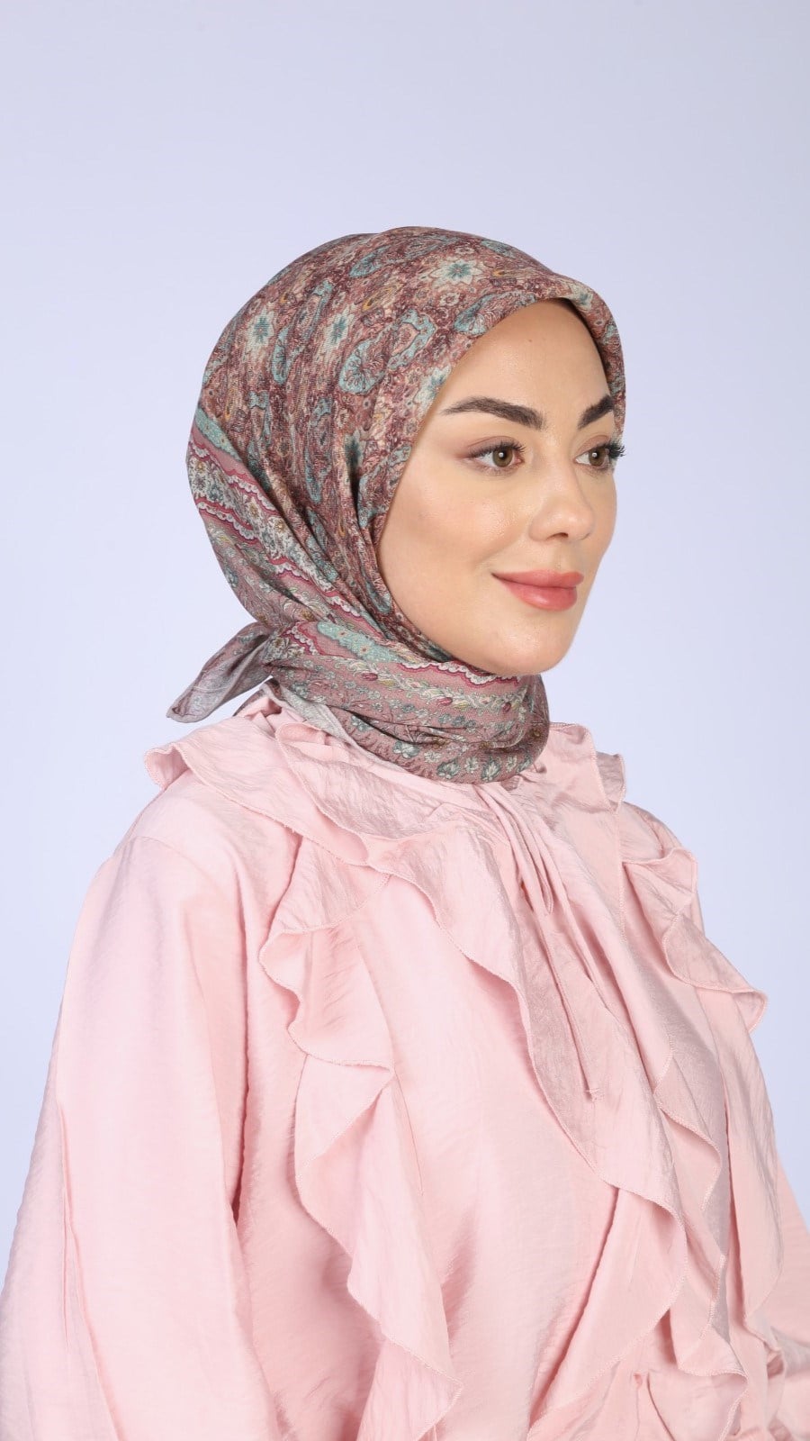 Locella Soft Pamuk Eşarp Gül Pembe