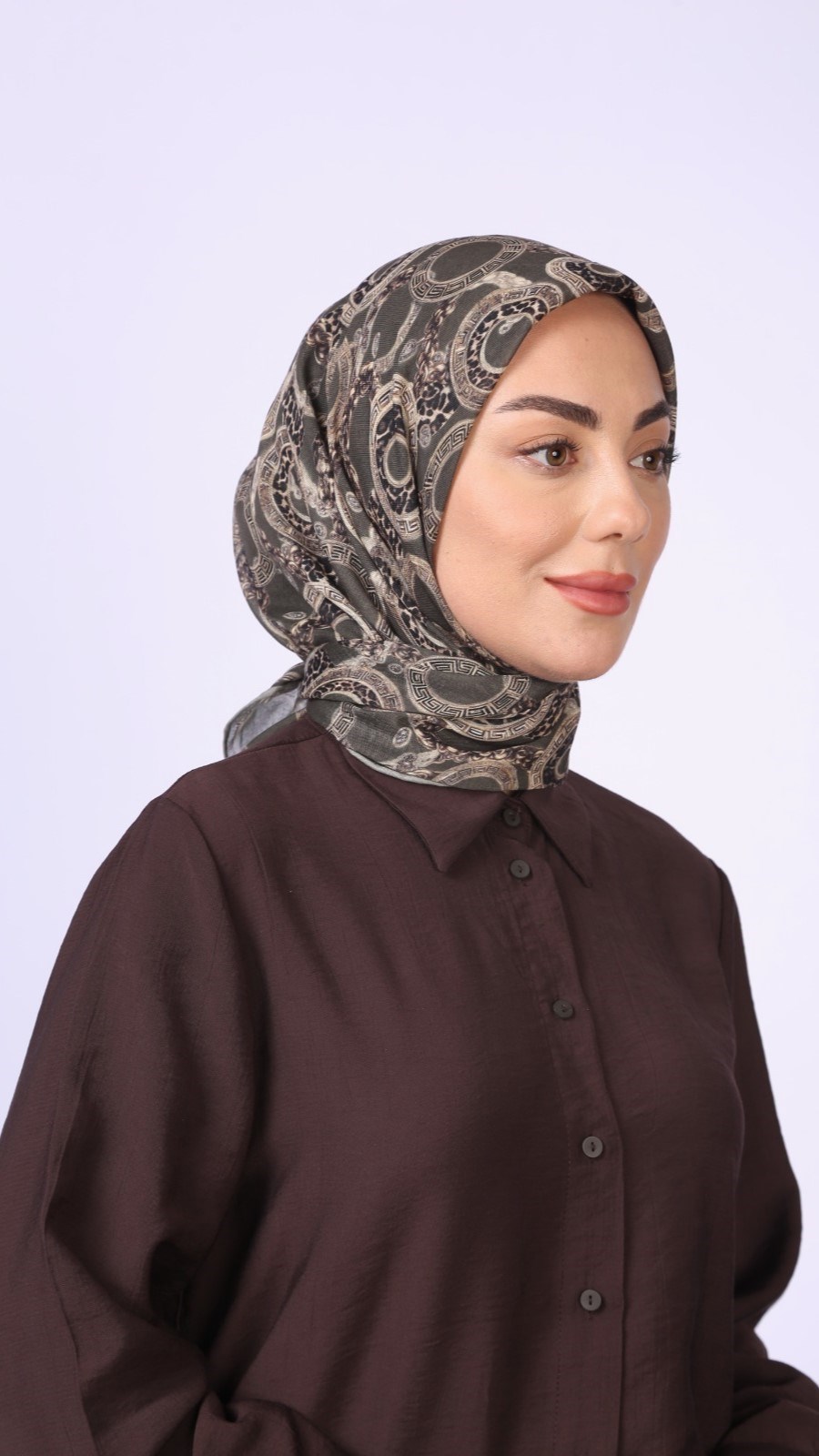 Locella Soft Pamuk Eşarp Yeşil