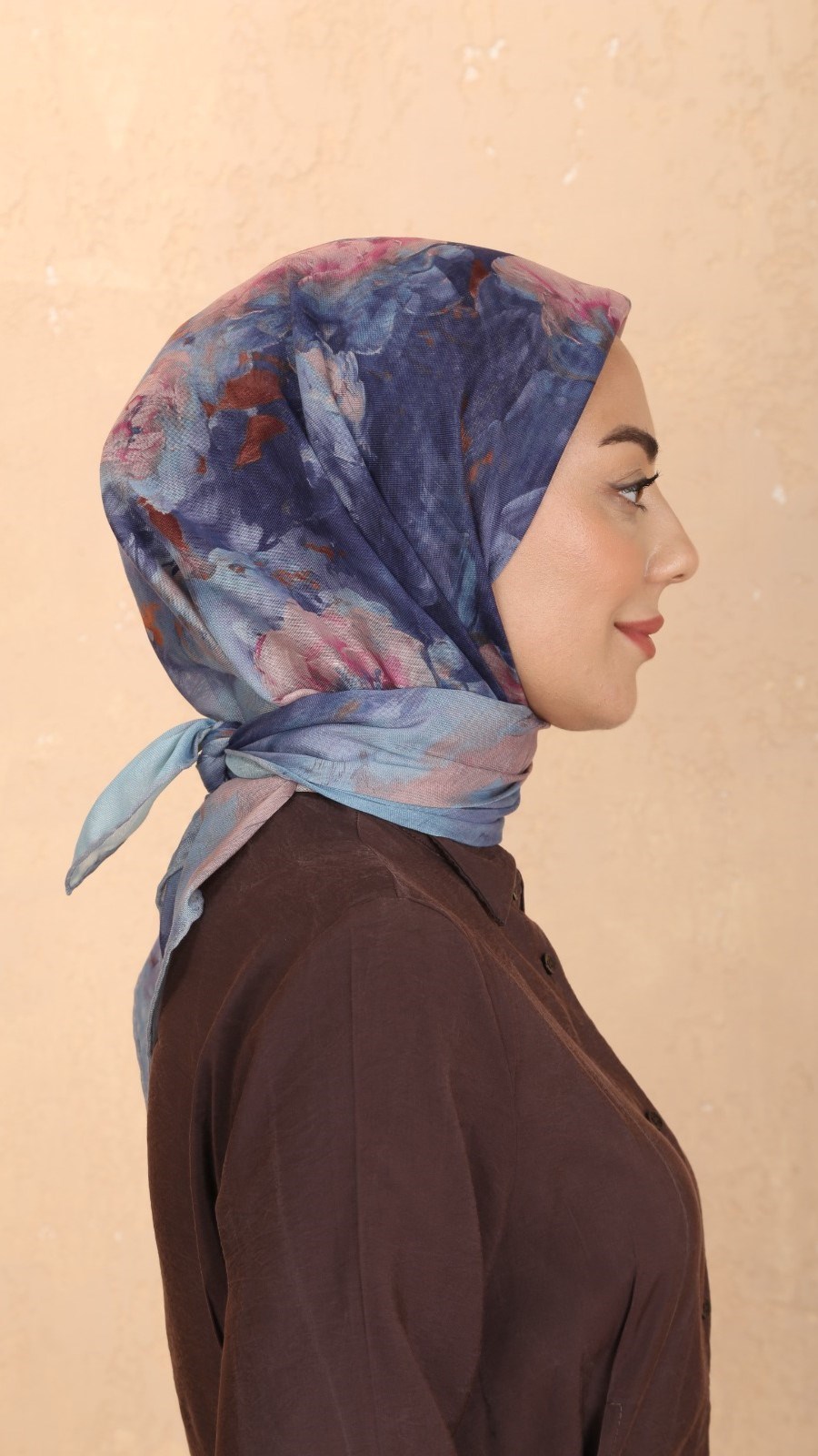 Locella Soft Pamuk Eşarp Mor