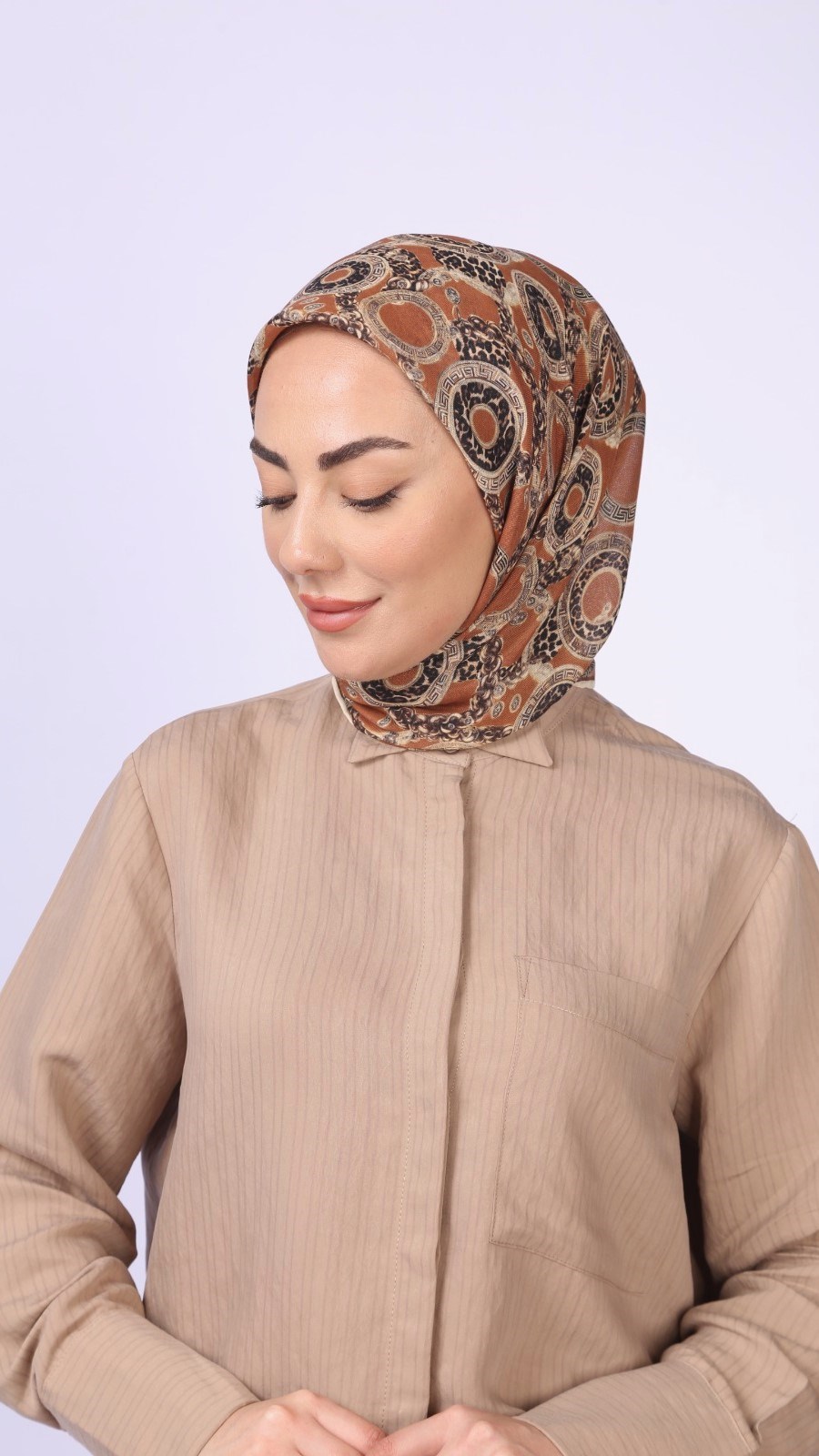 Locella Soft Pamuk Eşarp Turuncu