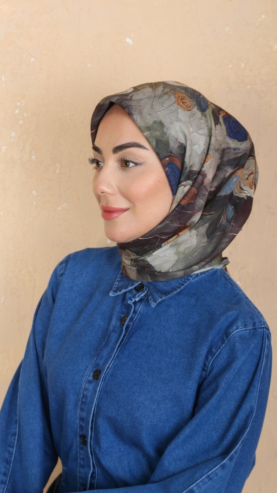 Locella Soft Pamuk Eşarp Yeşil