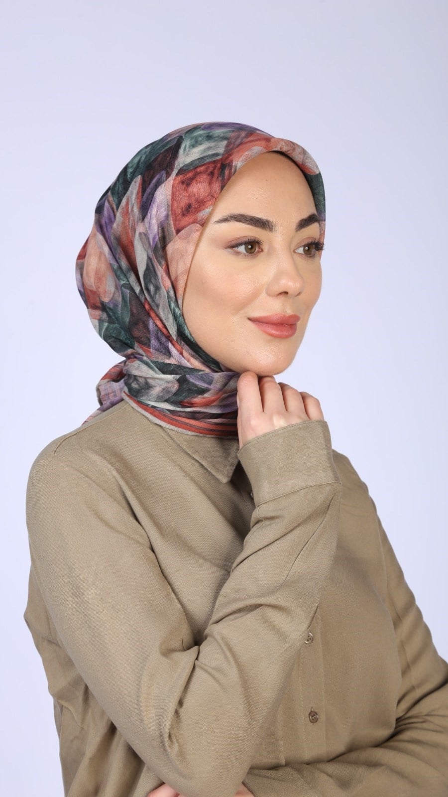 Locella Soft Pamuk Eşarp Orange