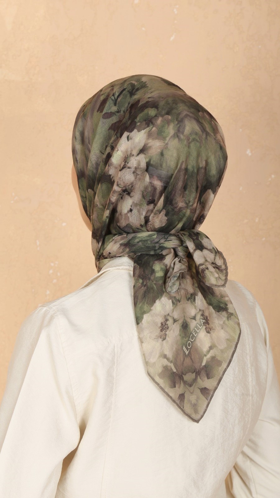 Locella Soft Pamuk Eşarp Yeşil