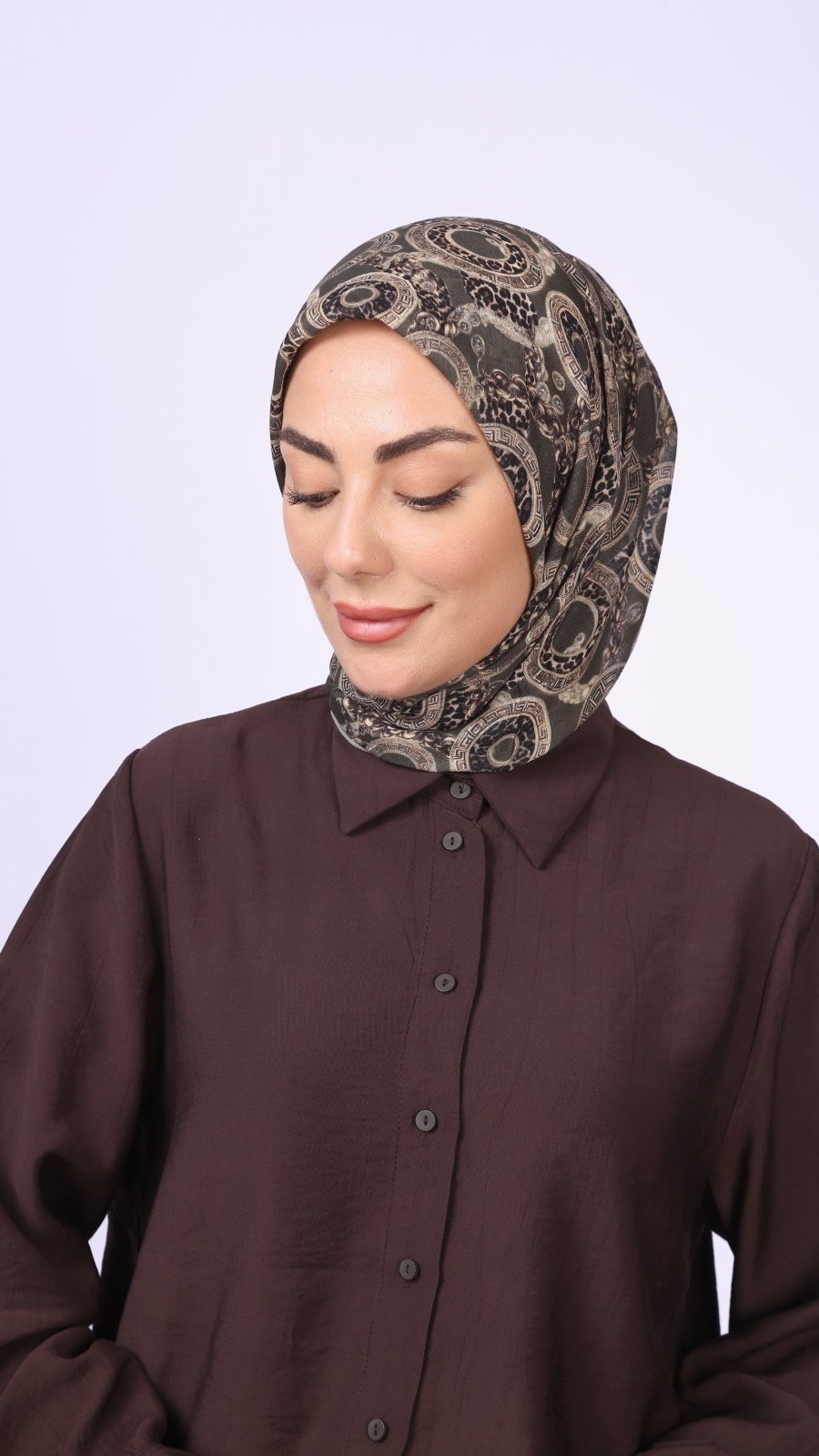 Locella Soft Pamuk Eşarp Yeşil