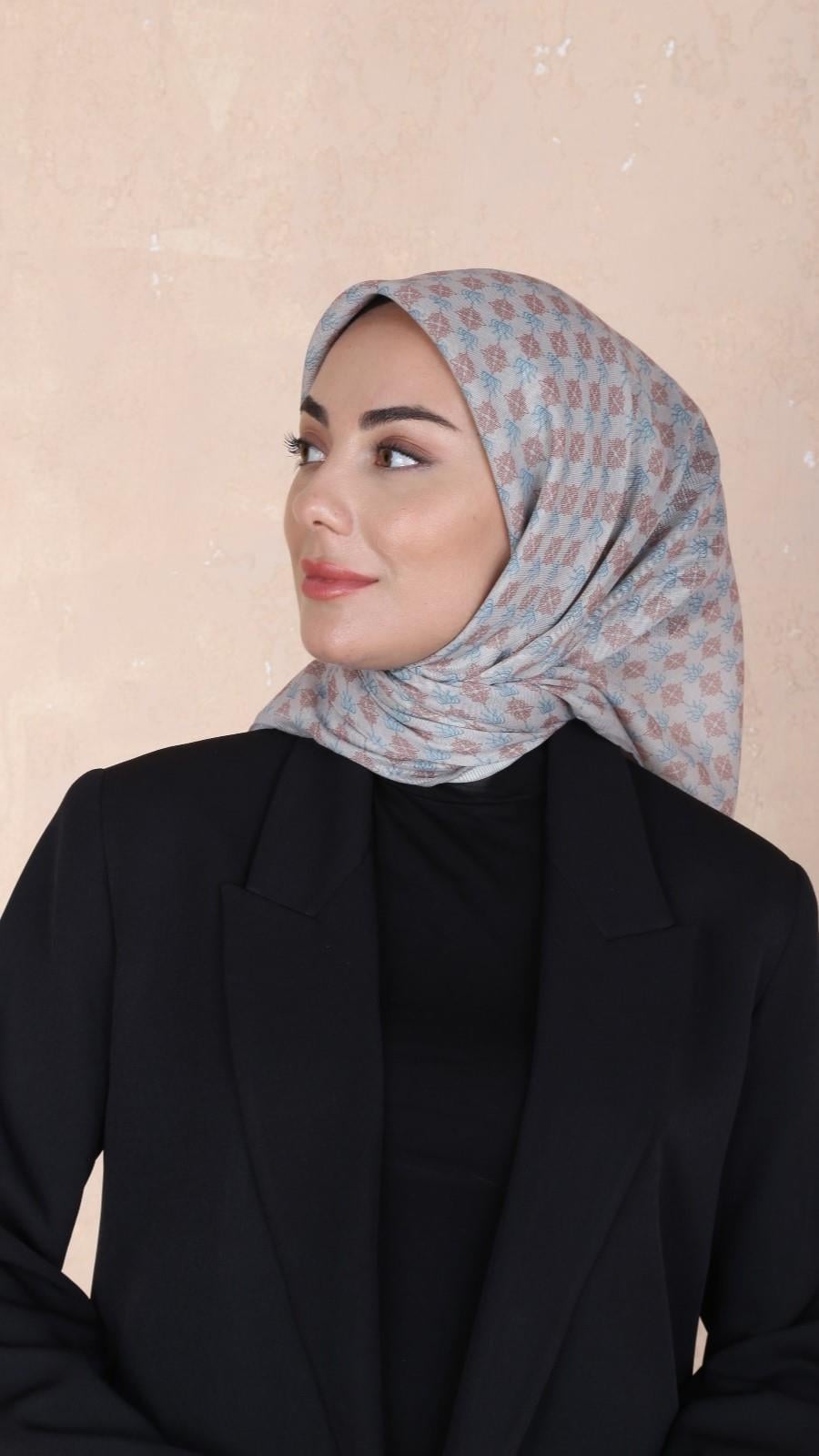 Locella Soft Pamuk Eşarp Açık Vizon-1