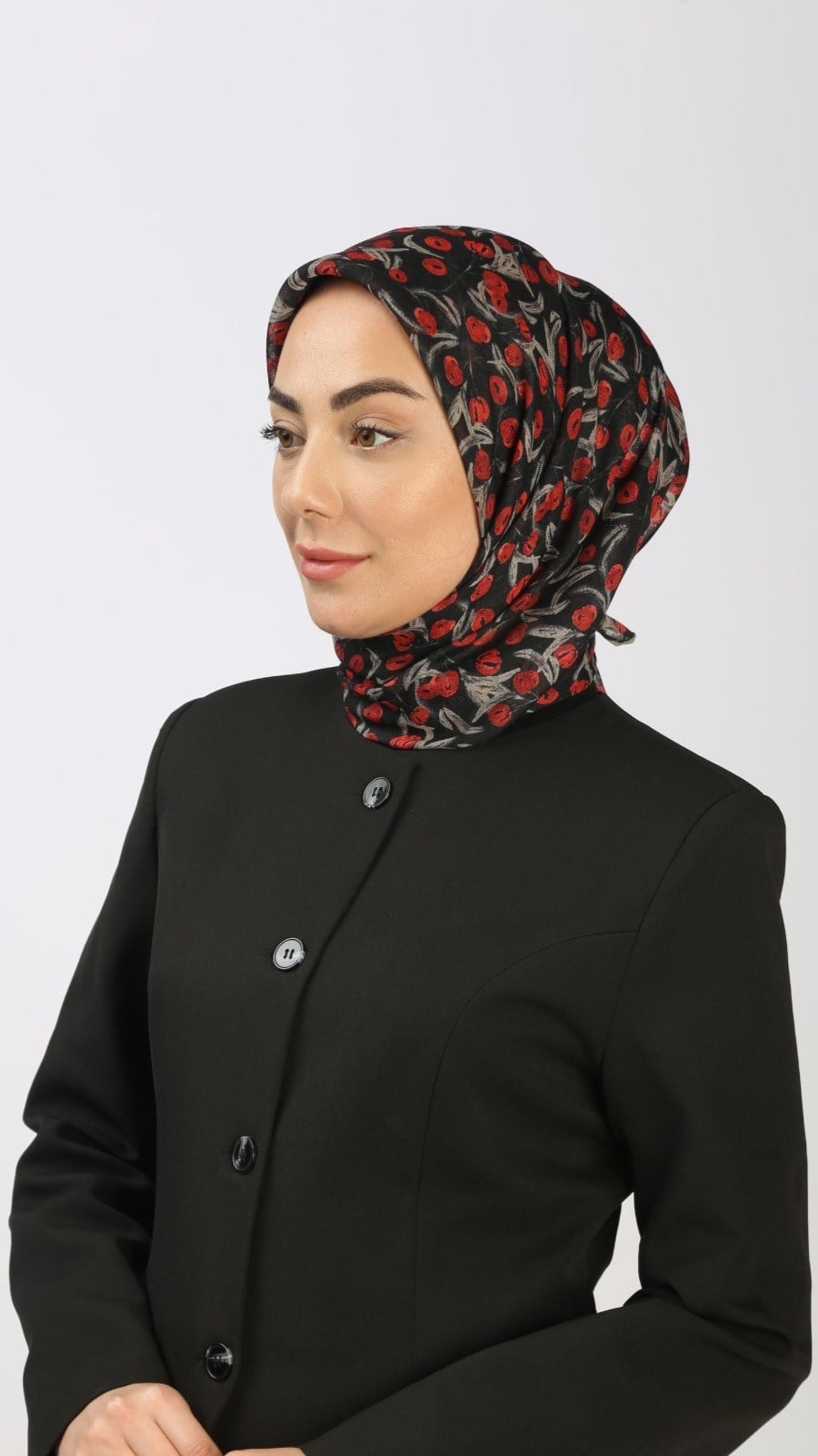 Locella Soft Pamuk Eşarp Kırmızı