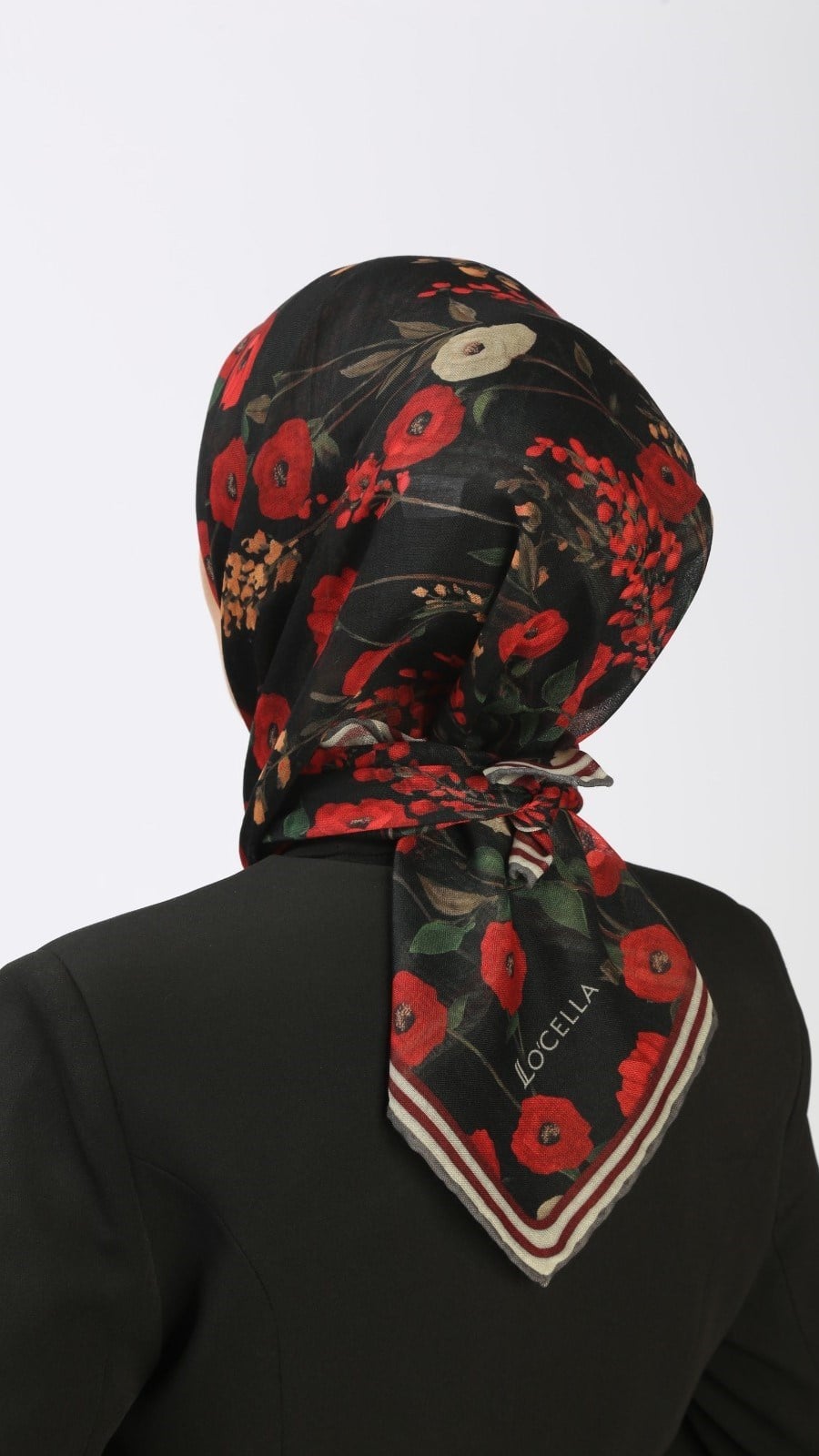 Locella Soft Pamuk Eşarp Kırmızı