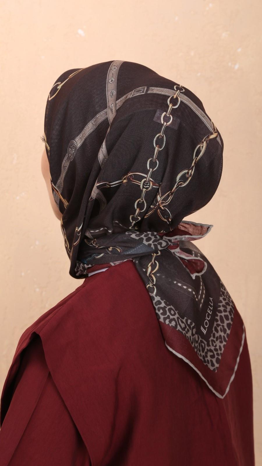 Locella Soft Pamuk Eşarp Acı Kahve