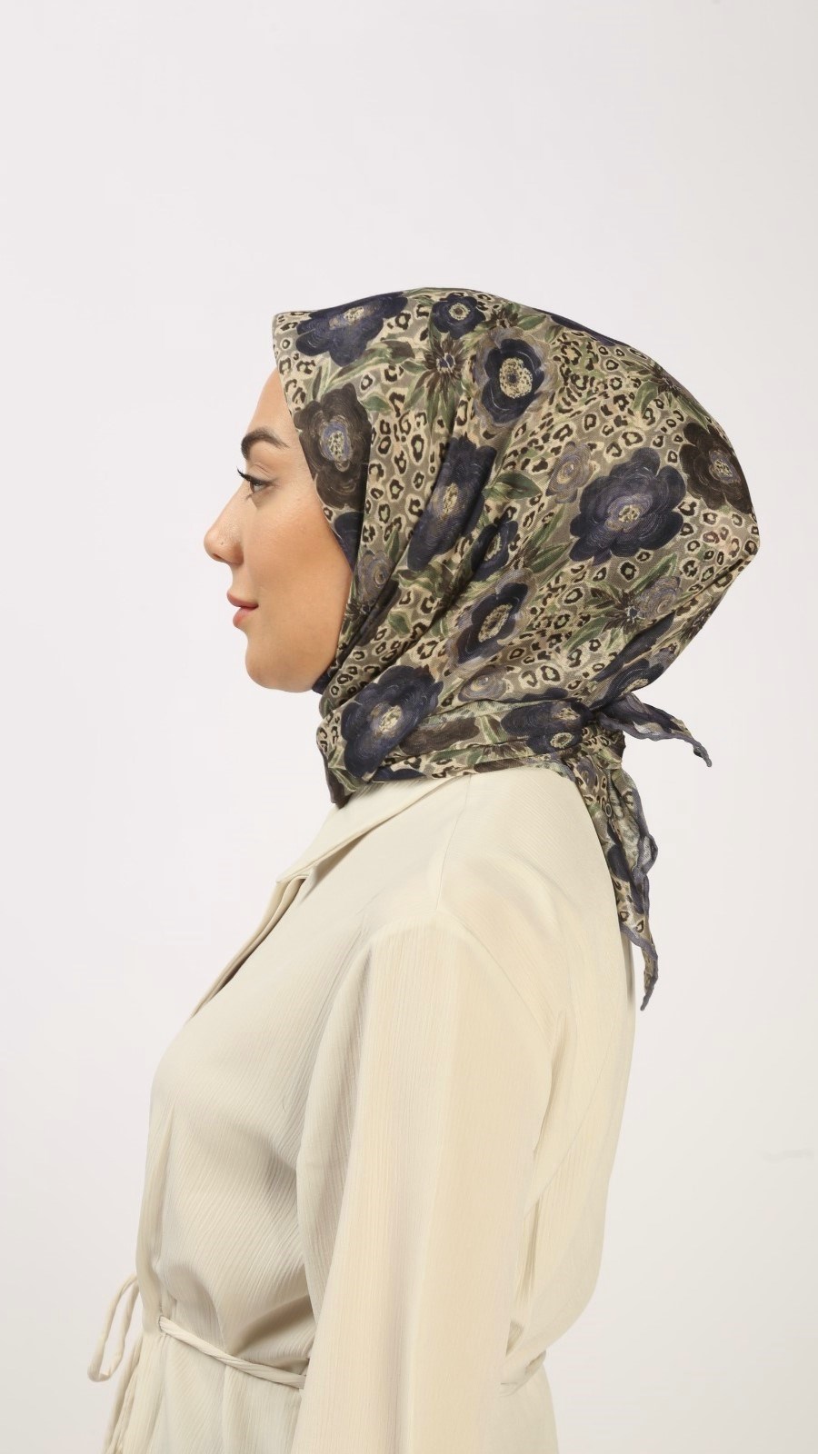 Locella Soft Pamuk Eşarp Mor