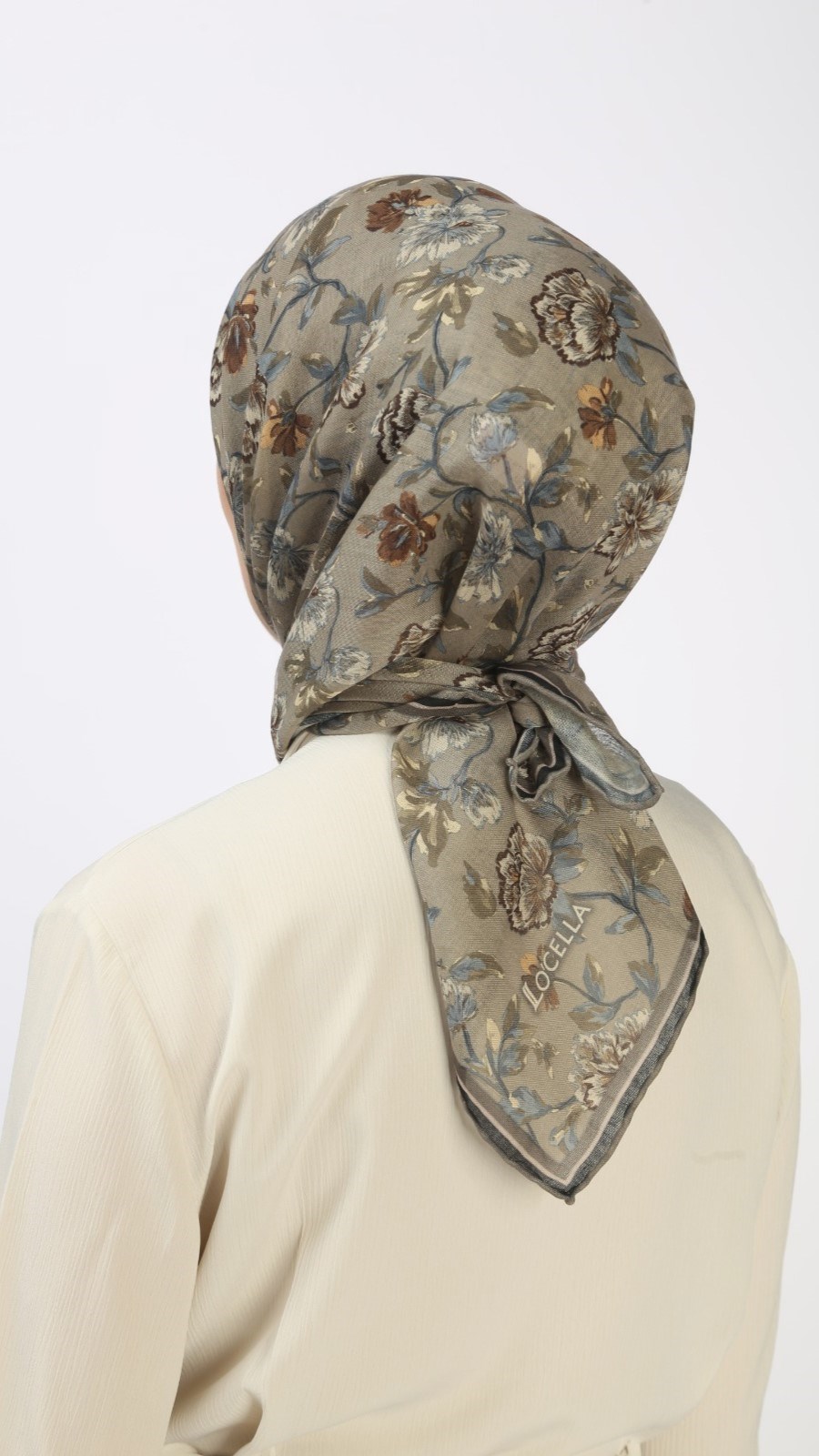 Locella Soft Pamuk Eşarp Vizon