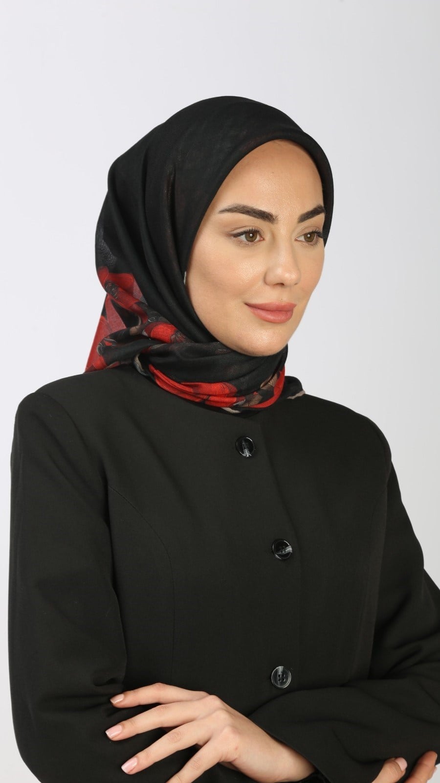 Locella Soft Pamuk Eşarp Kırmızı