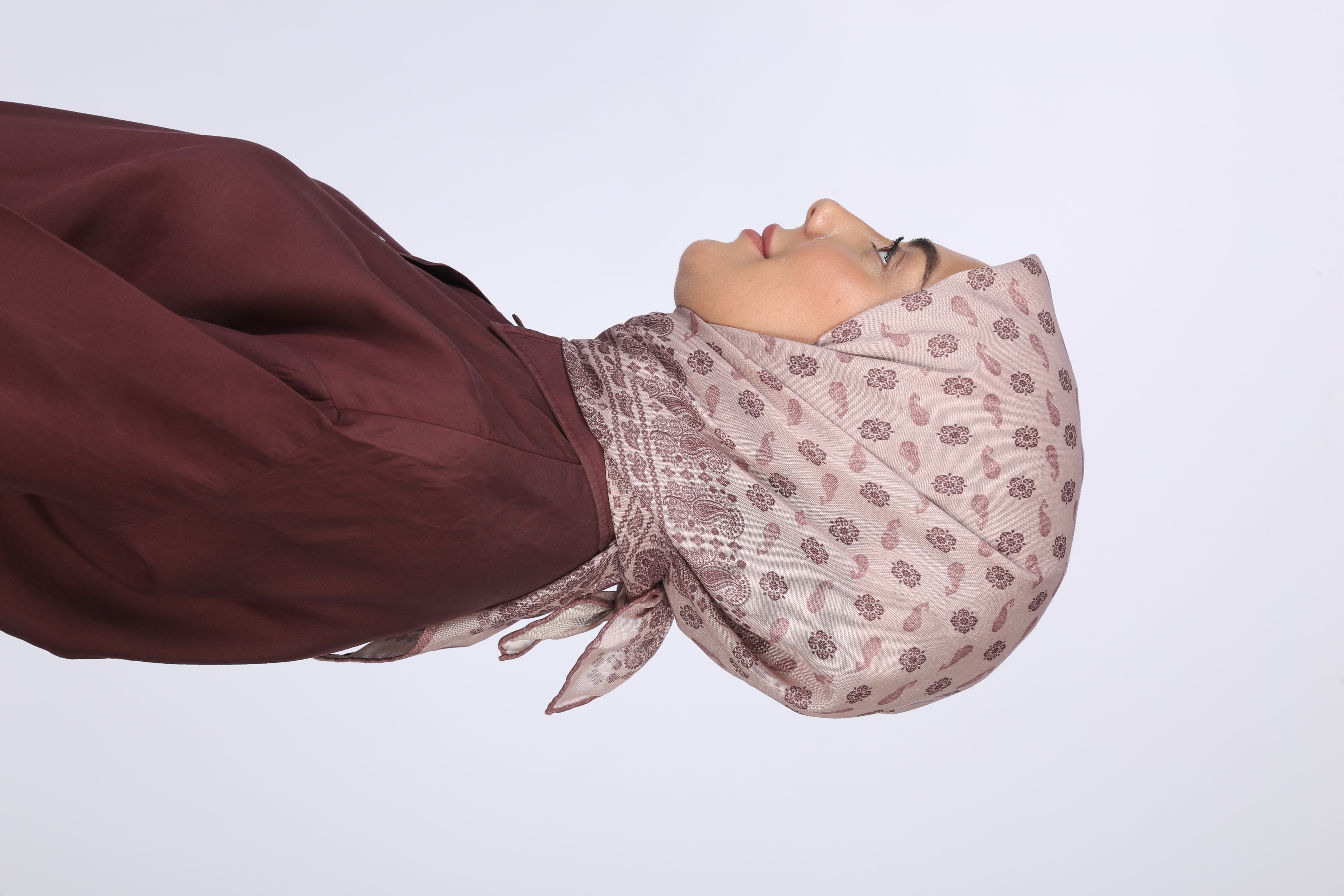 Locella Soft Pamuk Eşarp Pudra