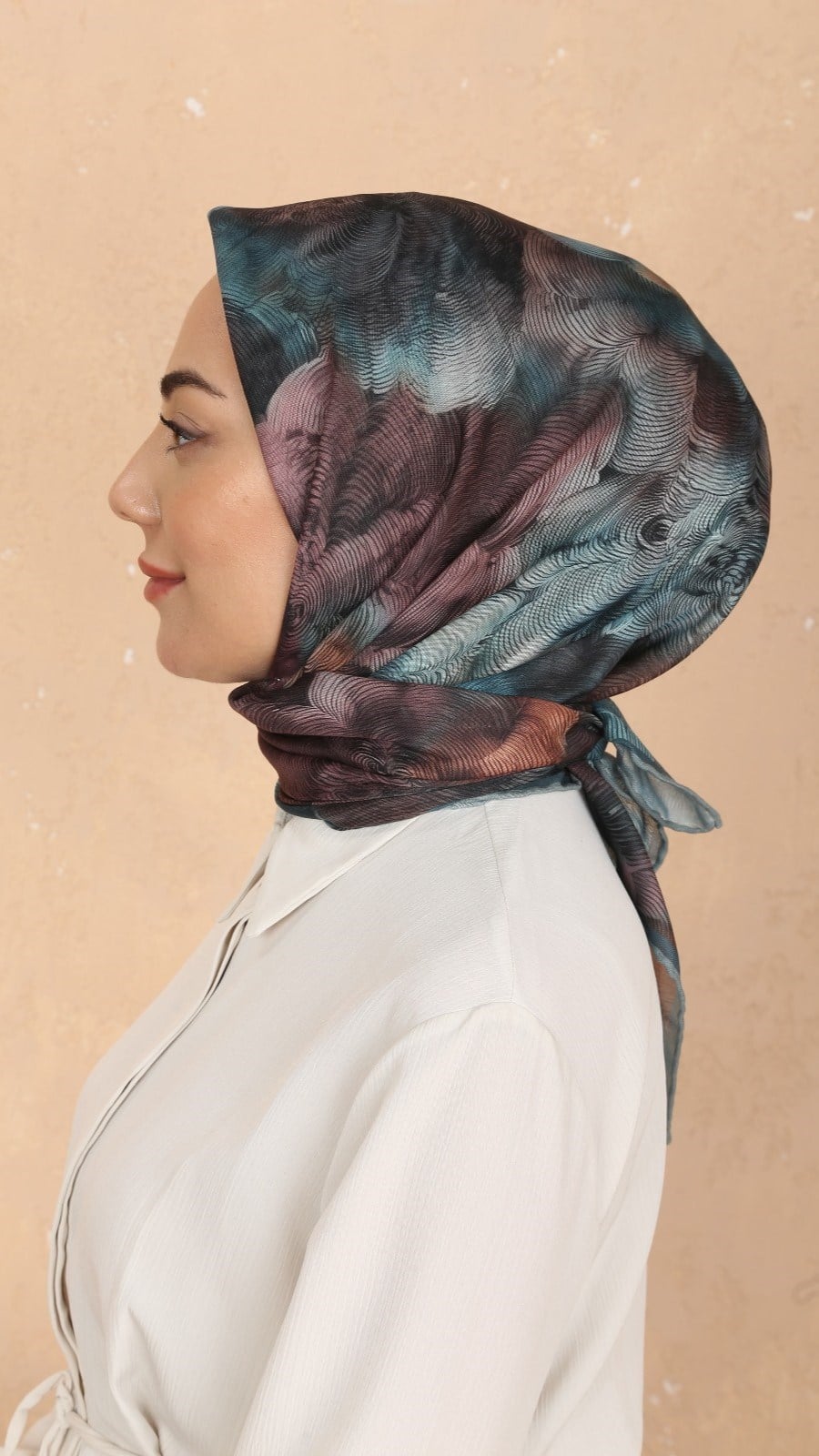 Locella Soft Pamuk Eşarp Turkuaz