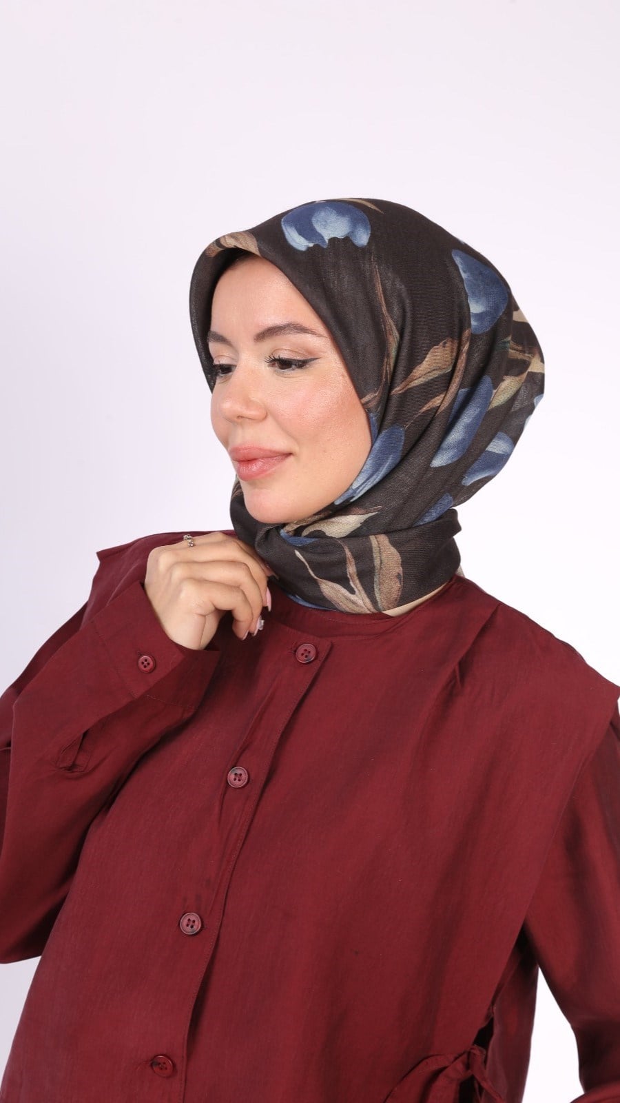 Locella Soft Pamuk Eşarp Acı Kahve