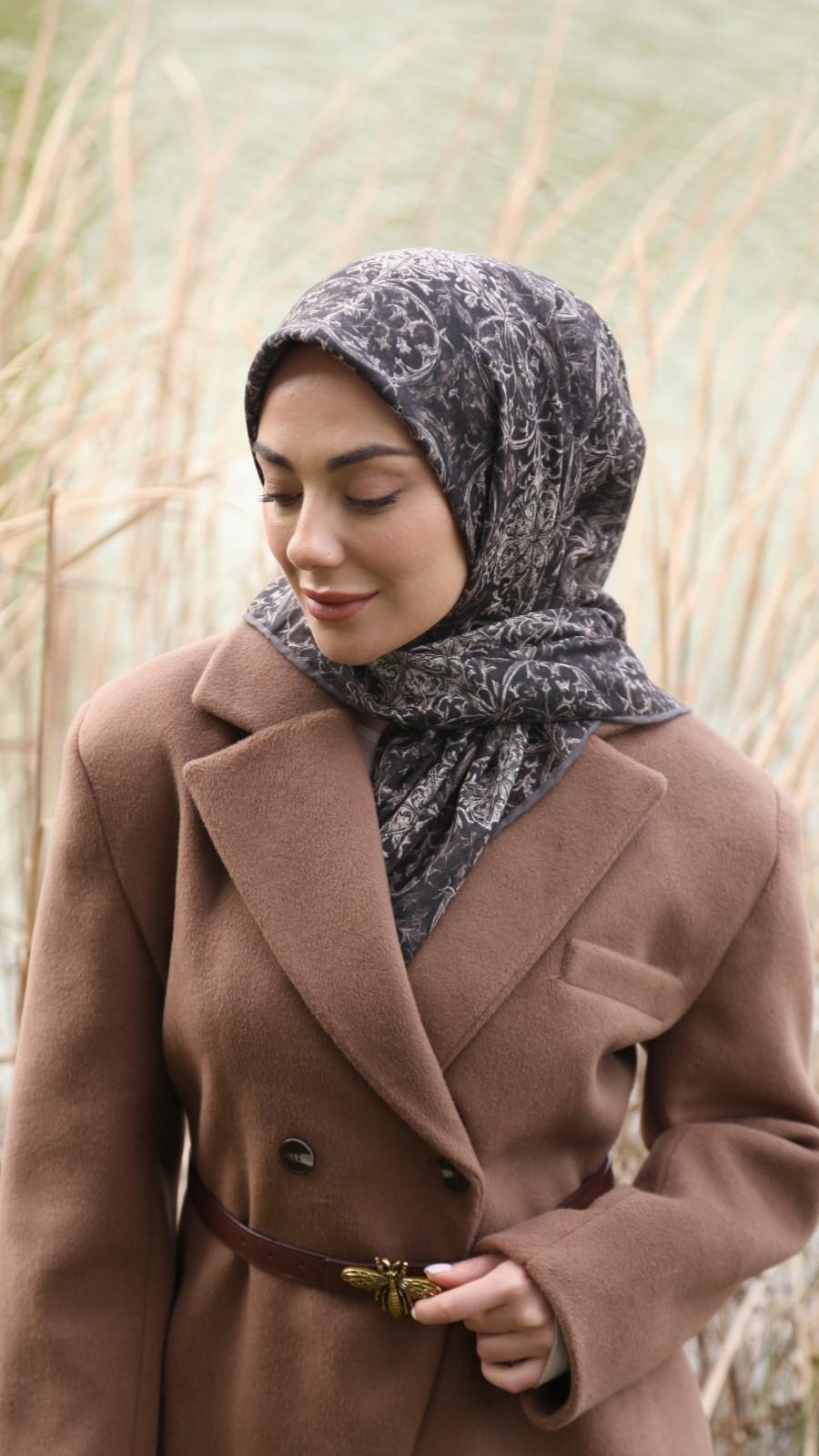 Locella Soft Pamuk Eşarp Acı Kahve