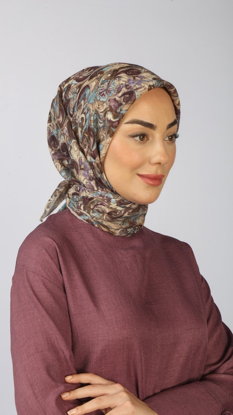 Locella Soft Pamuk Eşarp Bej