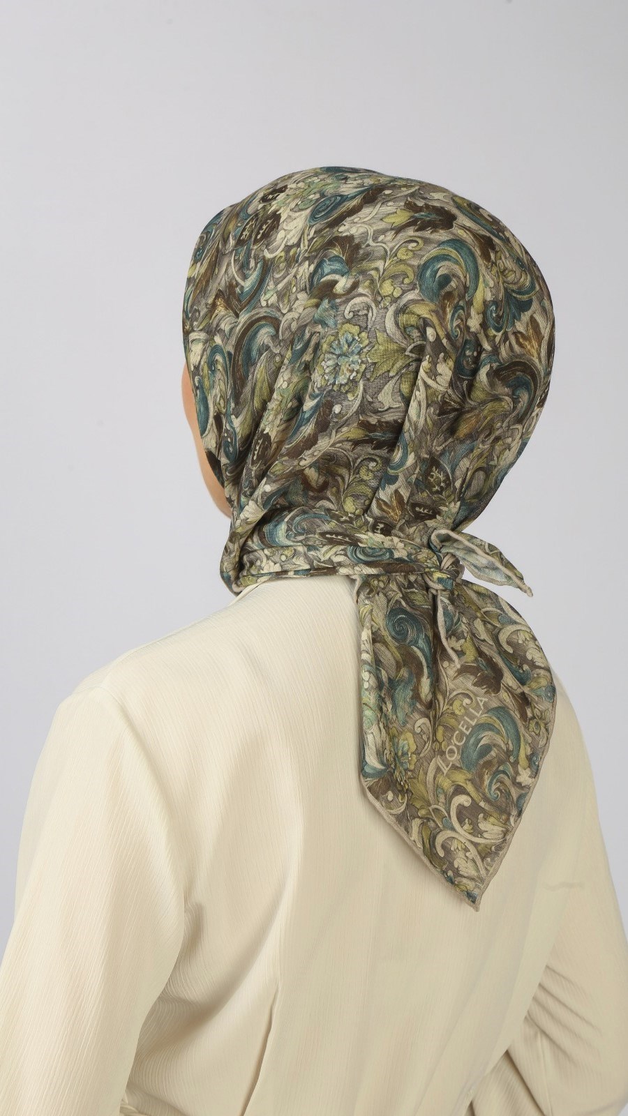 Locella Soft Pamuk Eşarp Neon Bej