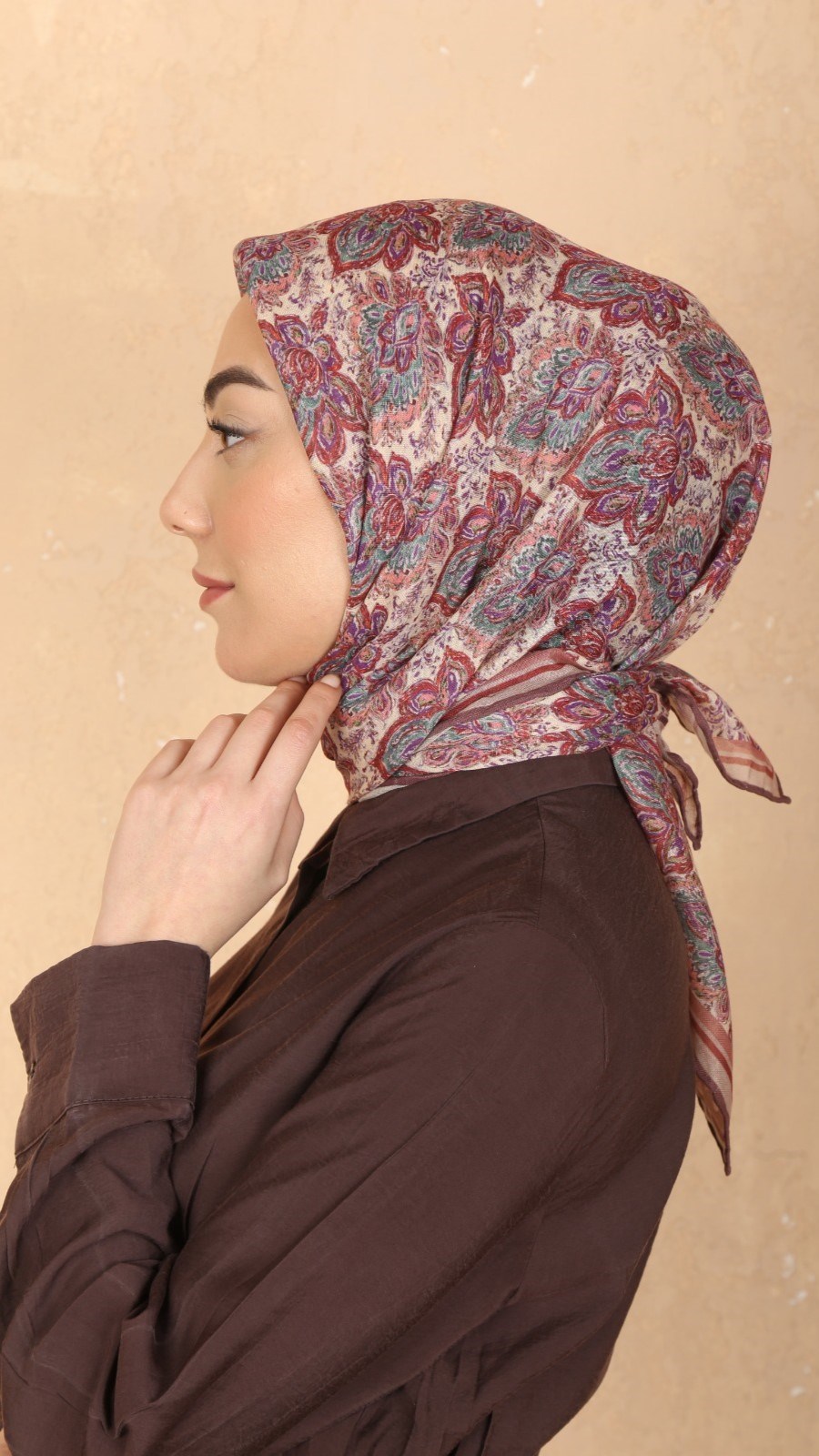 Locella Soft Pamuk Eşarp Pembe