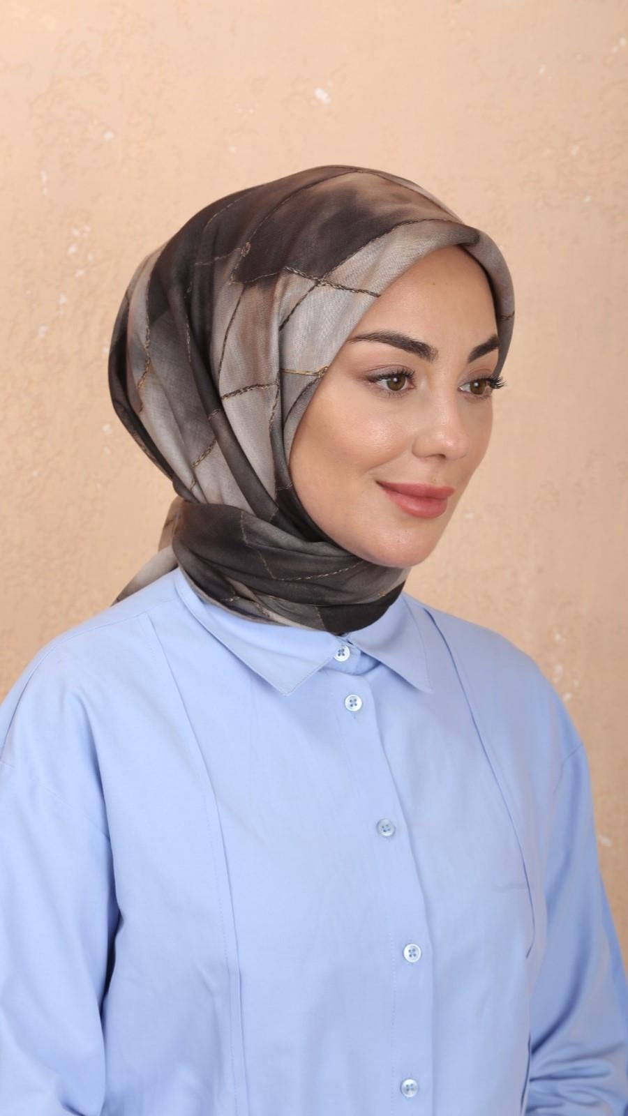Locella Soft Pamuk Eşarp Vizon