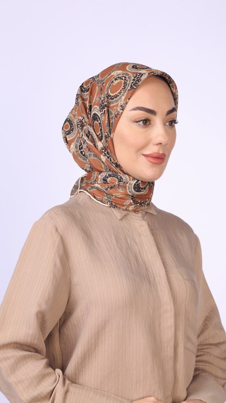 Locella Soft Pamuk Eşarp Turuncu