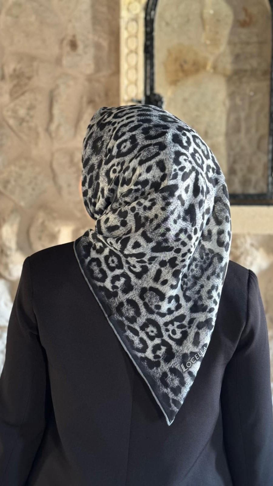 Locella Soft Pamuk Eşarp Gri