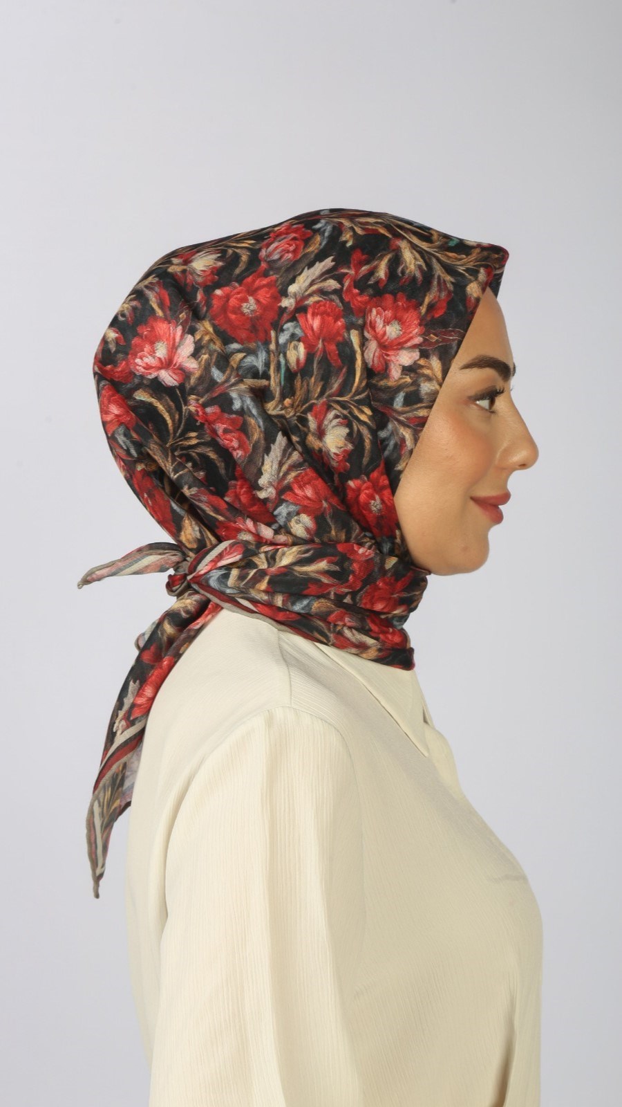 Locella Soft Pamuk Eşarp Kırmızı