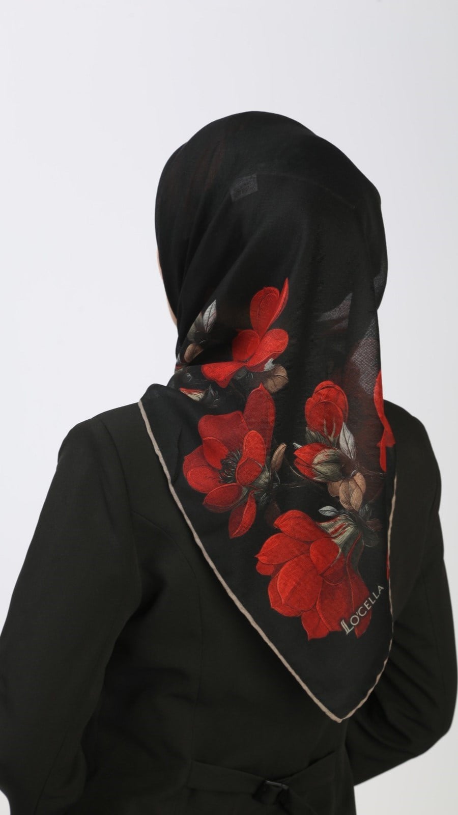 Locella Soft Pamuk Eşarp Kırmızı