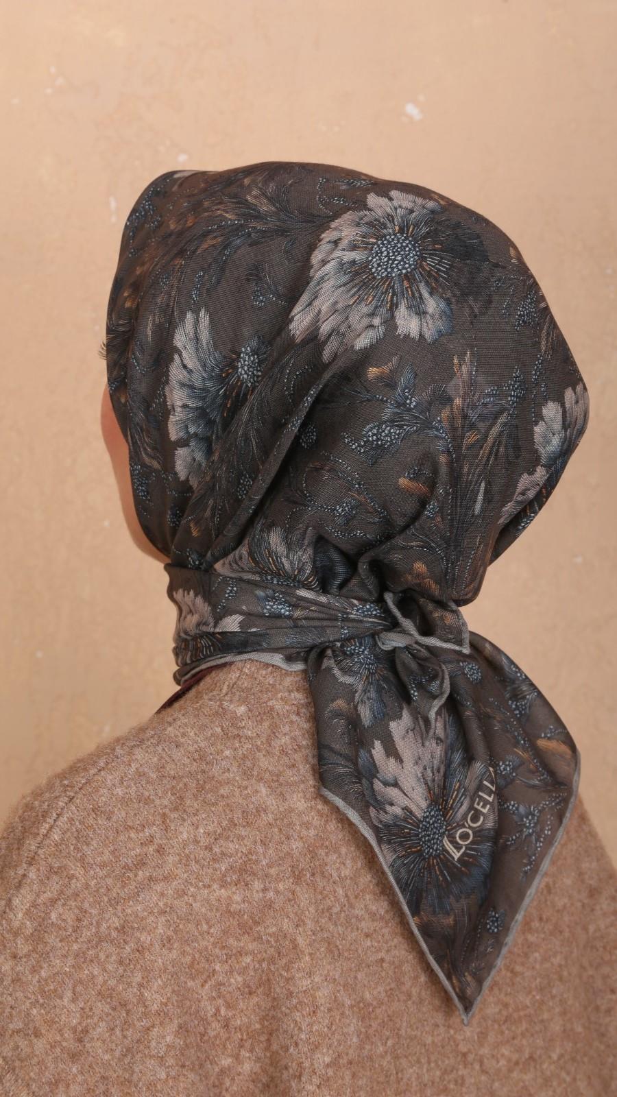 Locella Soft Pamuk Eşarp Koyu Yeşil