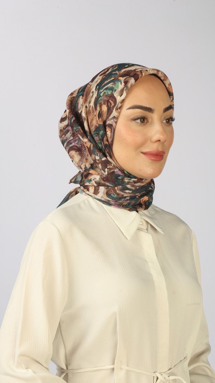 Locella Soft Pamuk Eşarp Çok Renkli