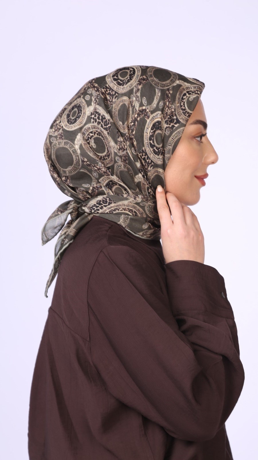 Locella Soft Pamuk Eşarp Yeşil