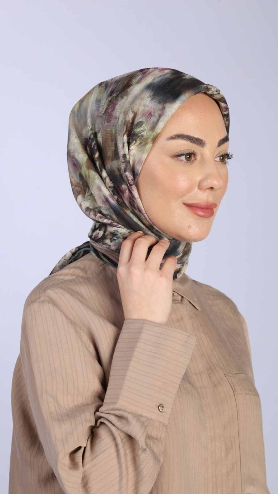Locella Soft Pamuk Eşarp Siyah