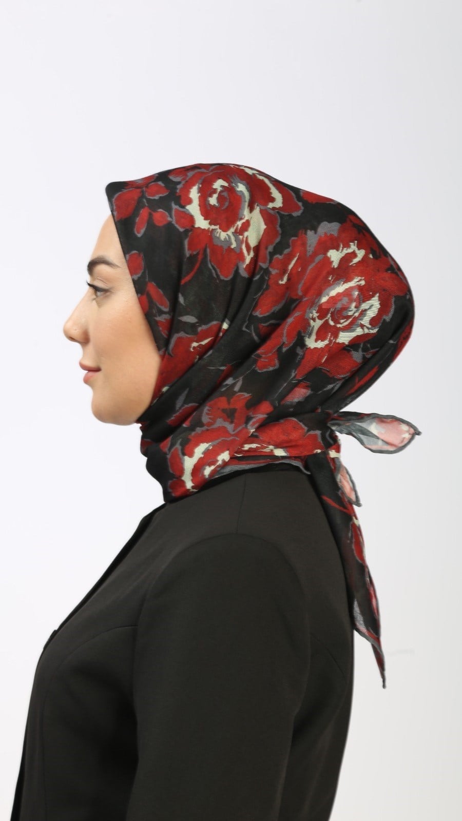 Locella Soft Pamuk Eşarp Kırmızı