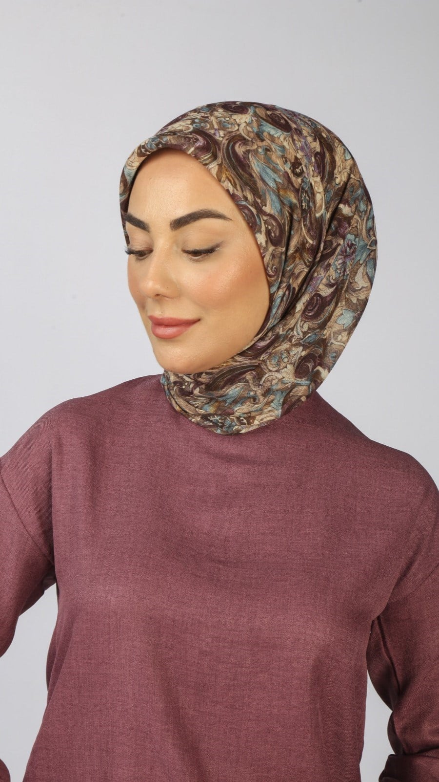 Locella Soft Pamuk Eşarp Bej