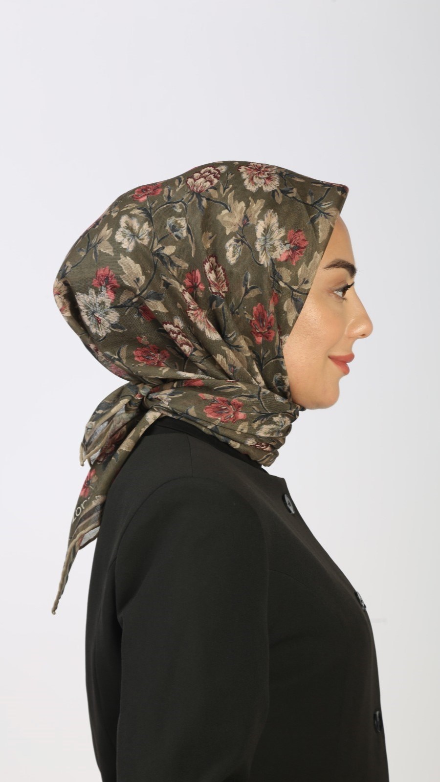 Locella Soft Pamuk Eşarp Yeşil