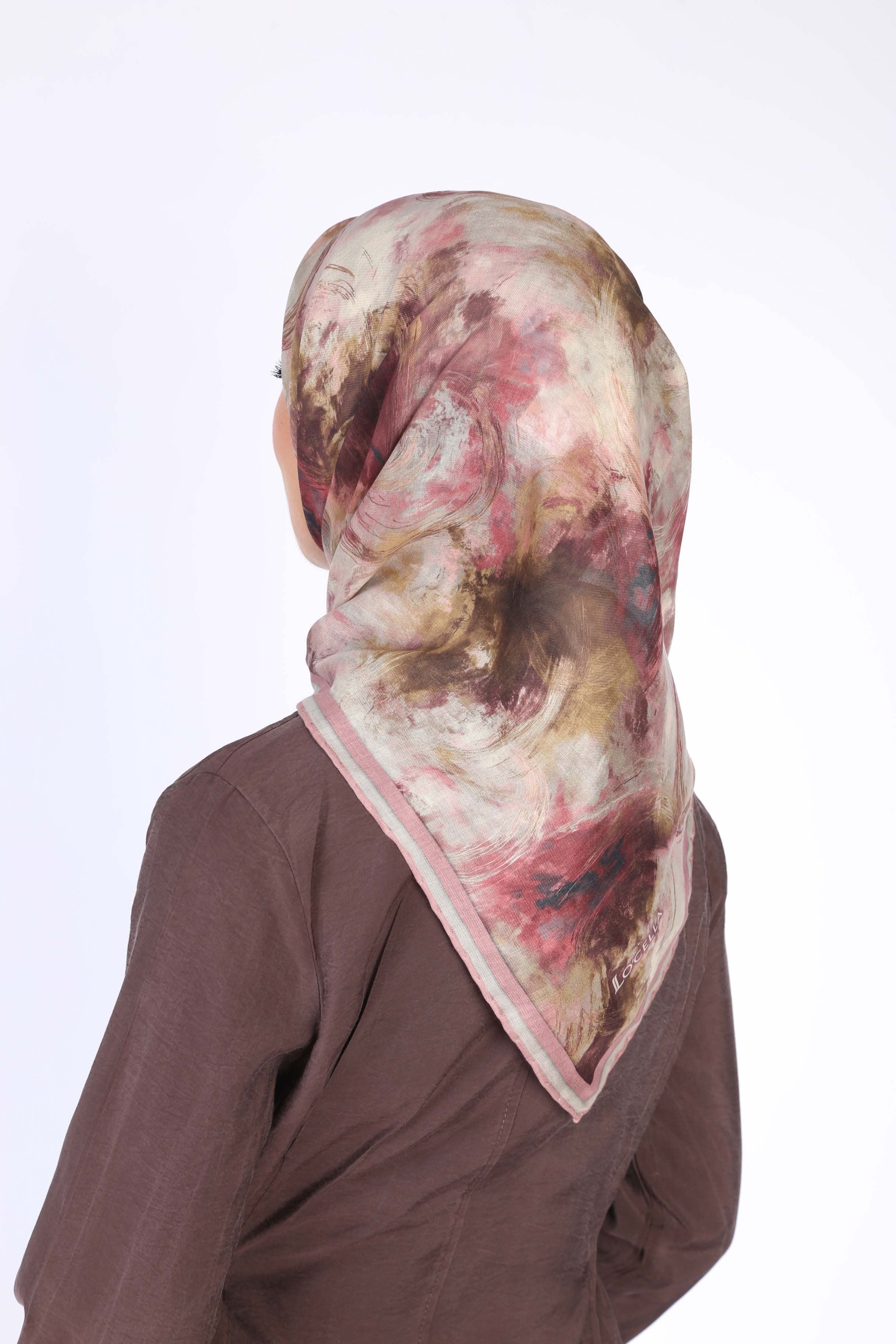 Locella Soft Pamuk Eşarp Pembe