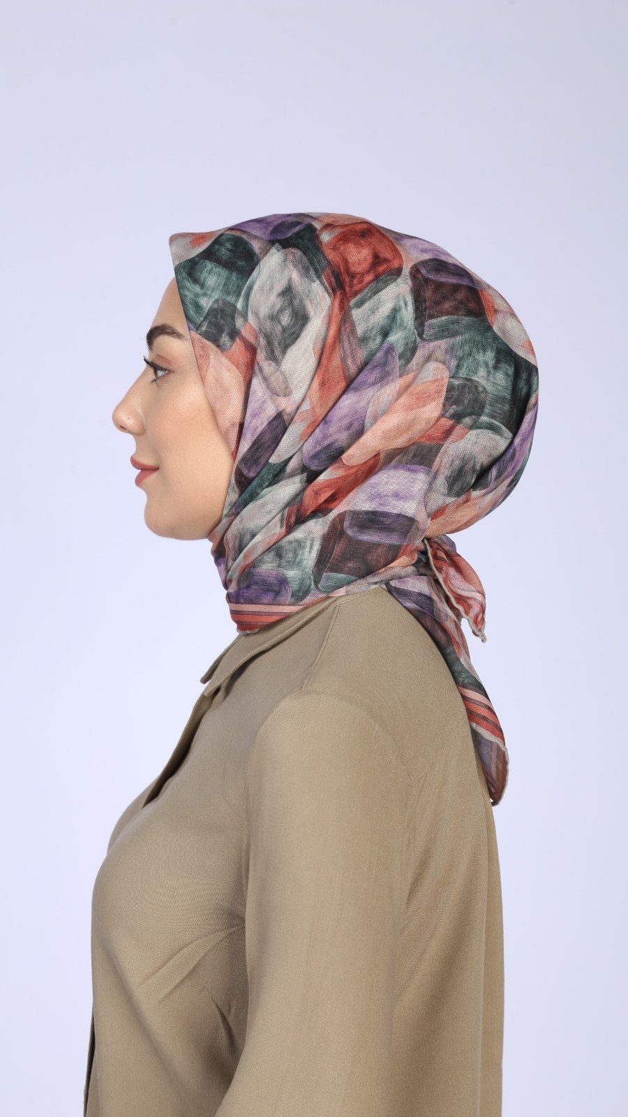 Locella Soft Pamuk Eşarp Orange