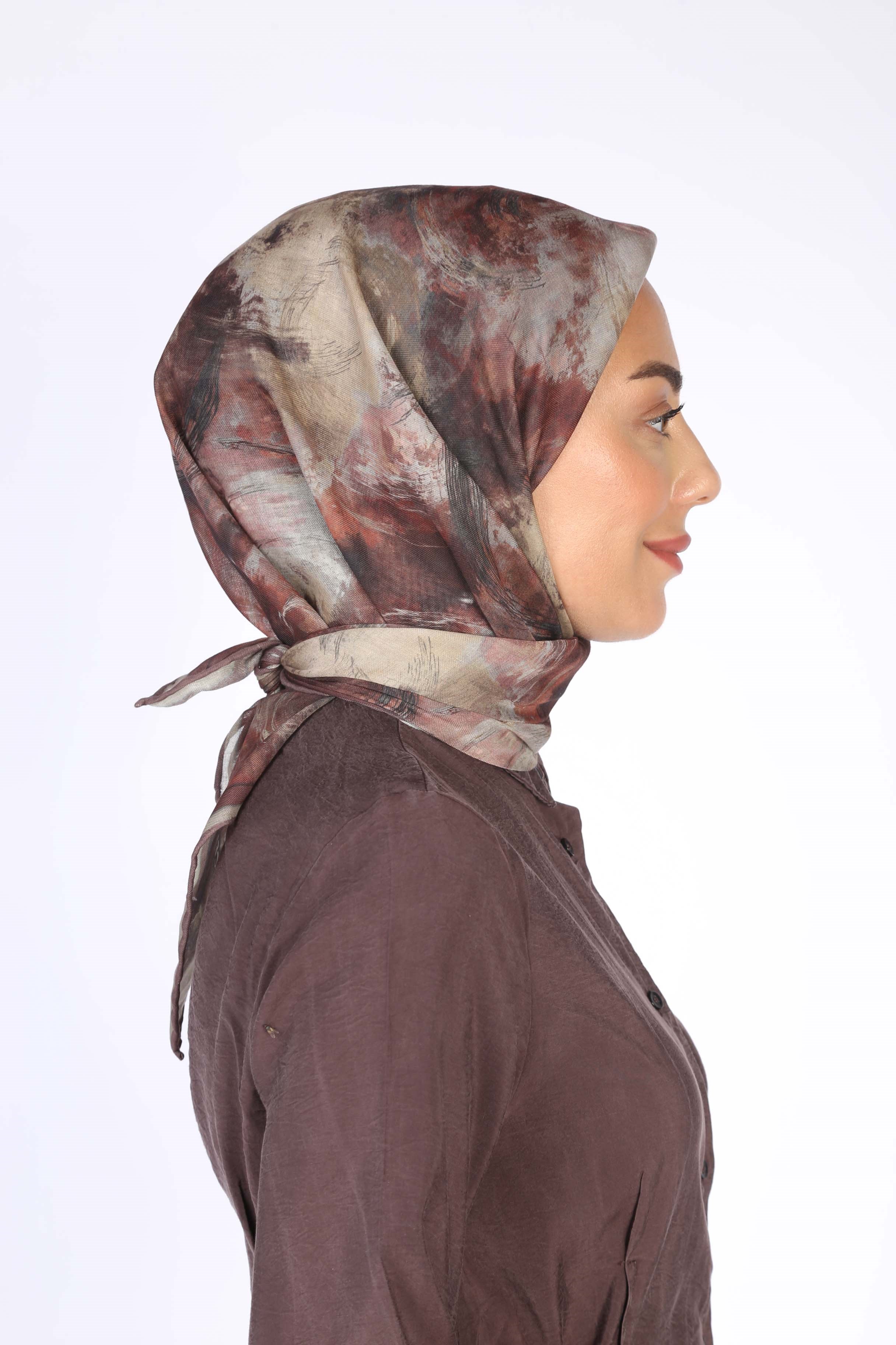 Locella Soft Pamuk Eşarp Bordo