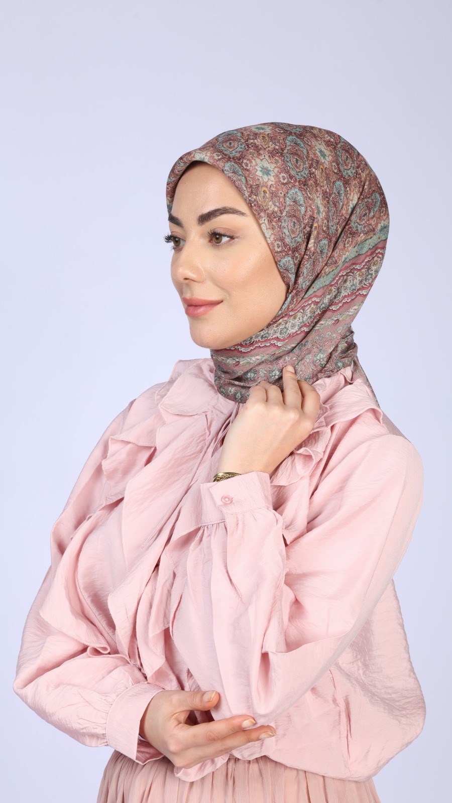 Locella Soft Pamuk Eşarp Gül Pembe