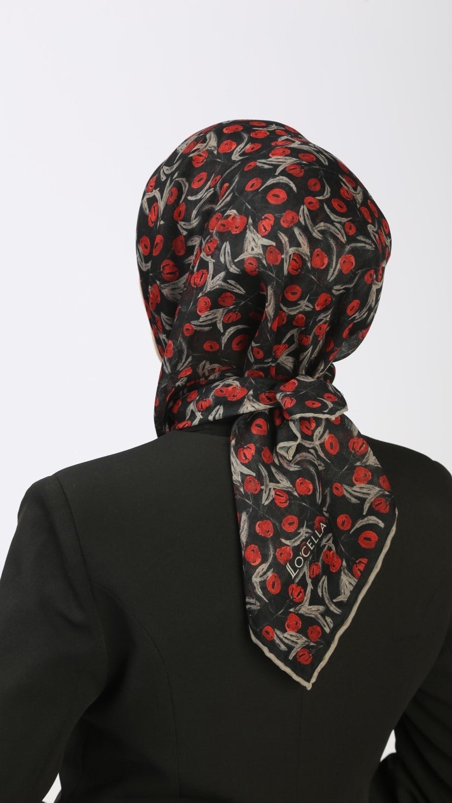 Locella Soft Pamuk Eşarp Kırmızı