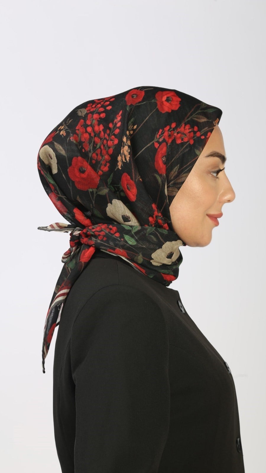 Locella Soft Pamuk Eşarp Kırmızı