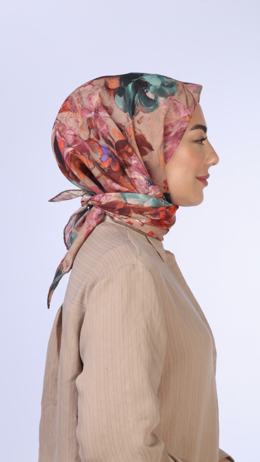 Locella Soft Pamuk Eşarp Bej