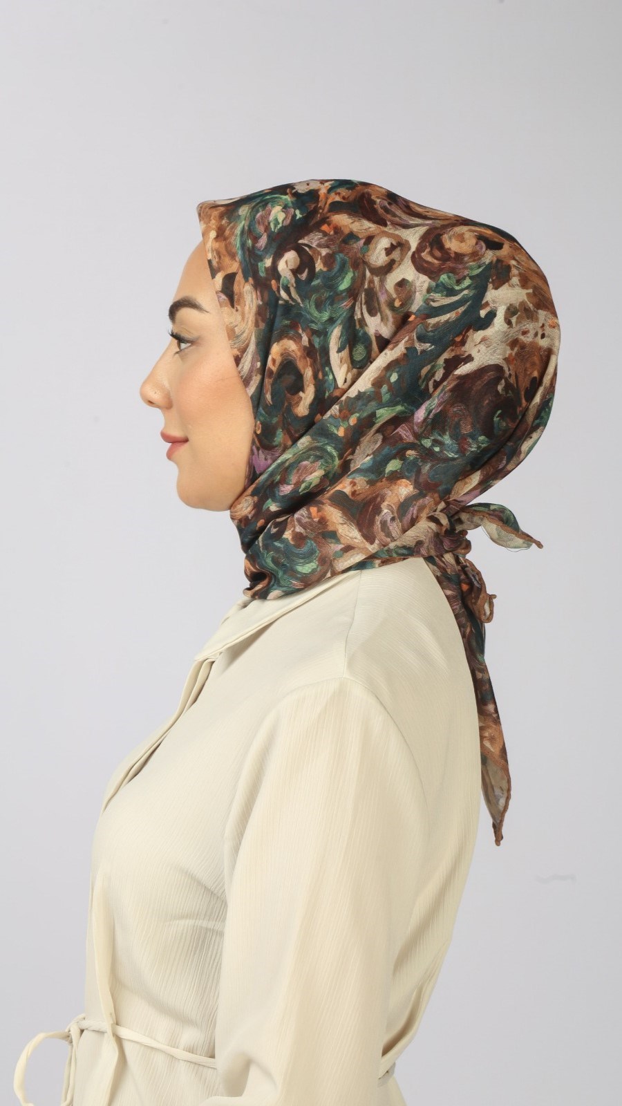 Locella Soft Pamuk Eşarp Çok Renkli