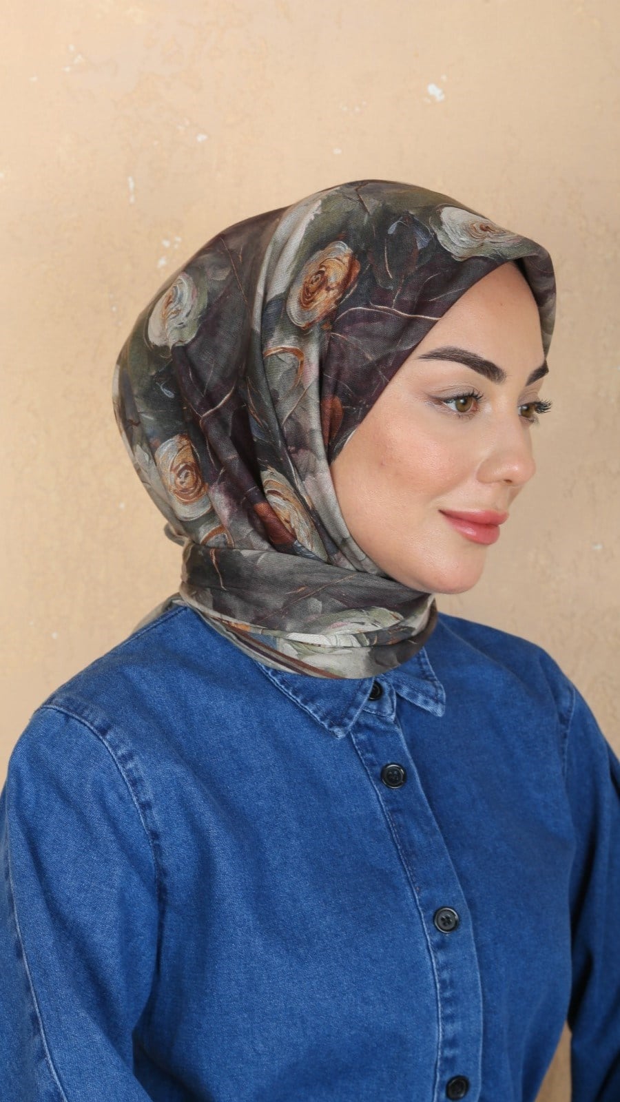 Locella Soft Pamuk Eşarp Yeşil