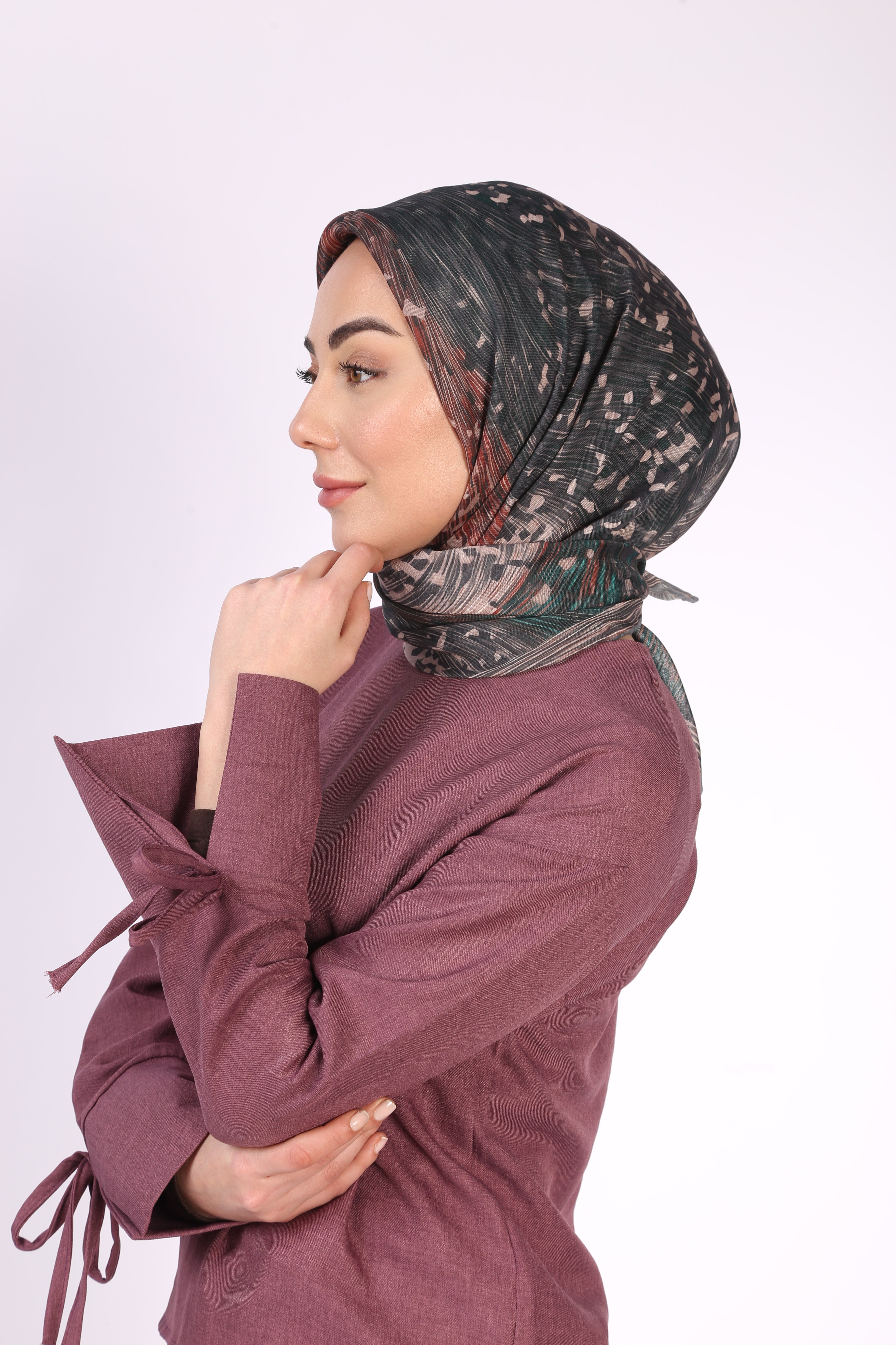 Locella Soft Pamuk Eşarp Kiremit