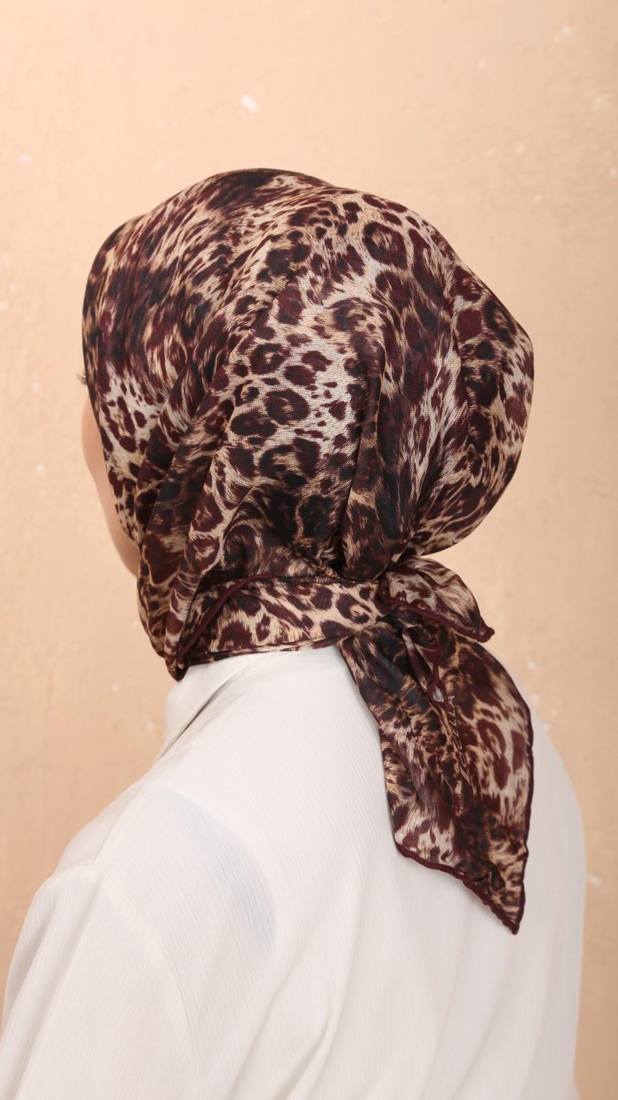 Locella Soft Pamuk Eşarp Bordo
