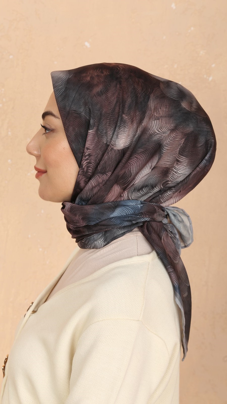 Locella Soft Pamuk Eşarp Gri