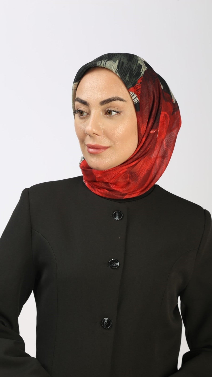 Locella Soft Pamuk Eşarp Kırmızı