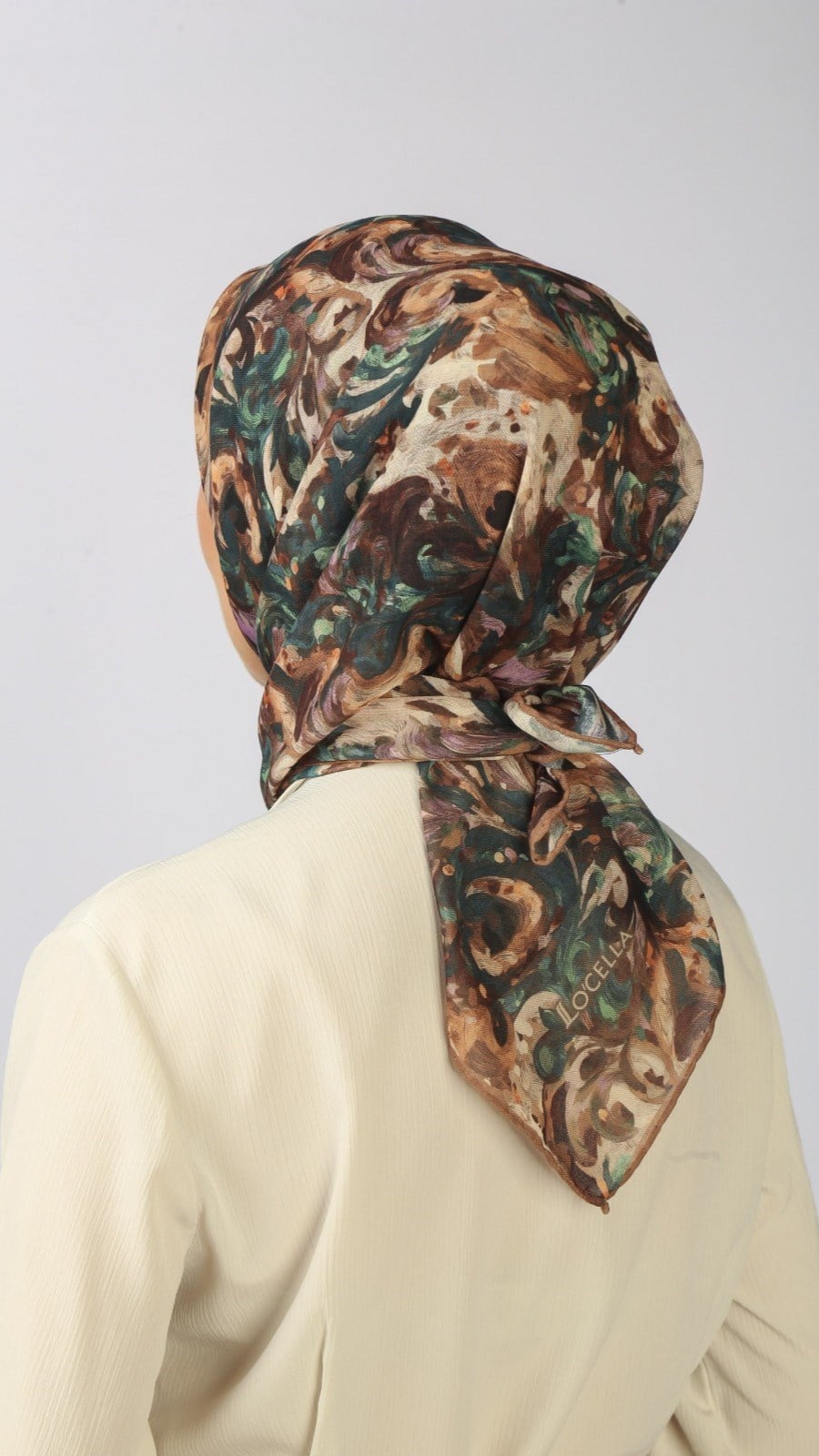 Locella Soft Pamuk Eşarp Çok Renkli